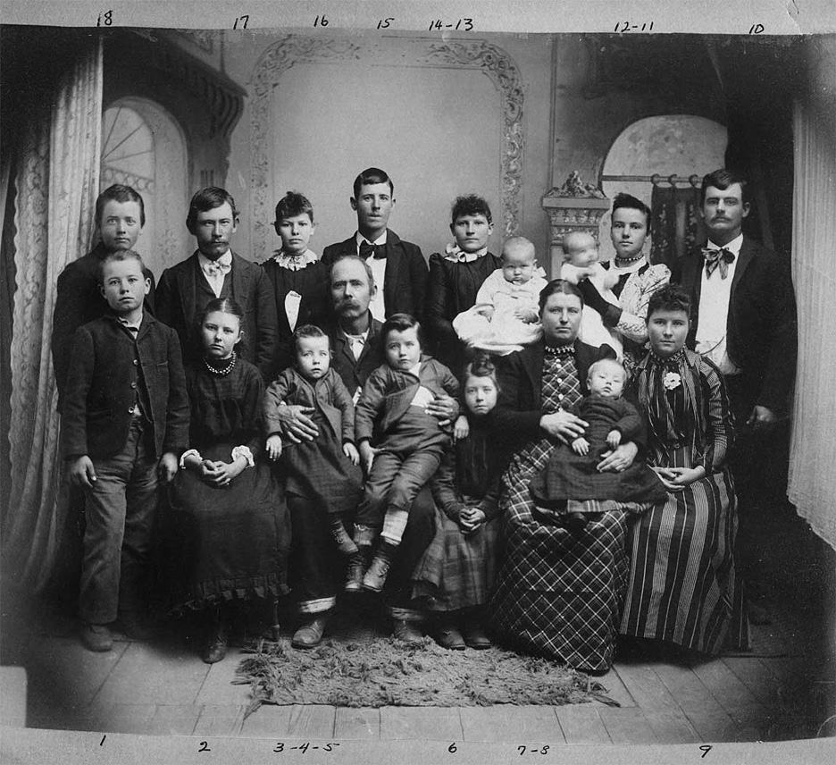 John Pike McCasland Clan - Comanche County, TX - 1892